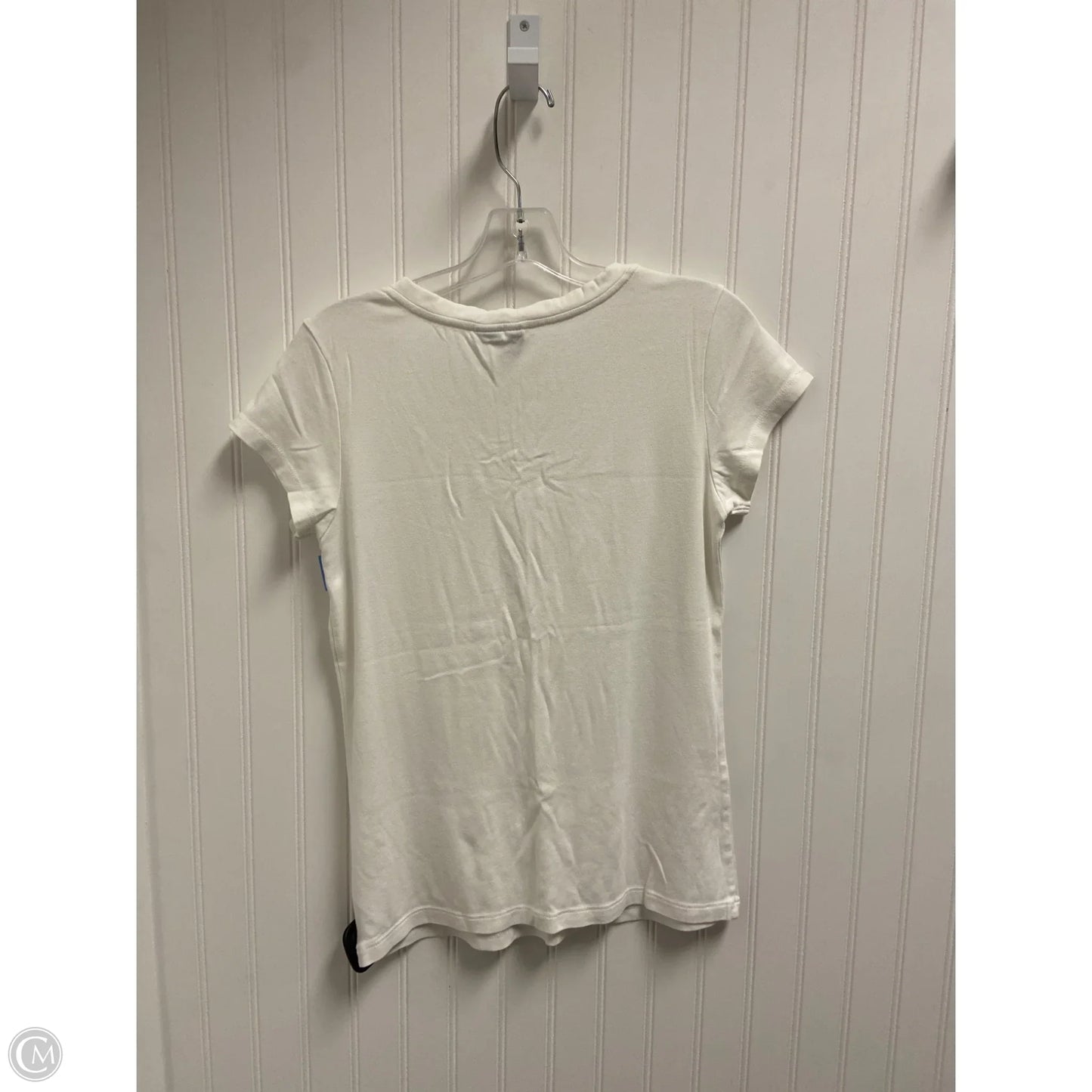Top Short Sleeve By Cynthia Rowley In White, Size: L