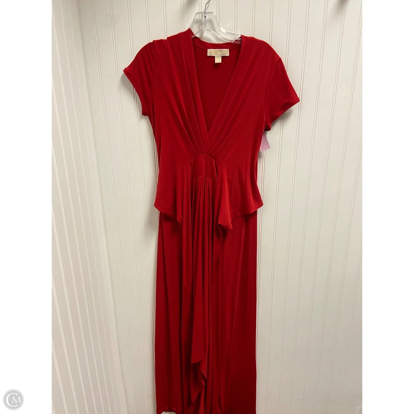 Dress Casual Maxi By Michael By Michael Kors In Red, Size: M