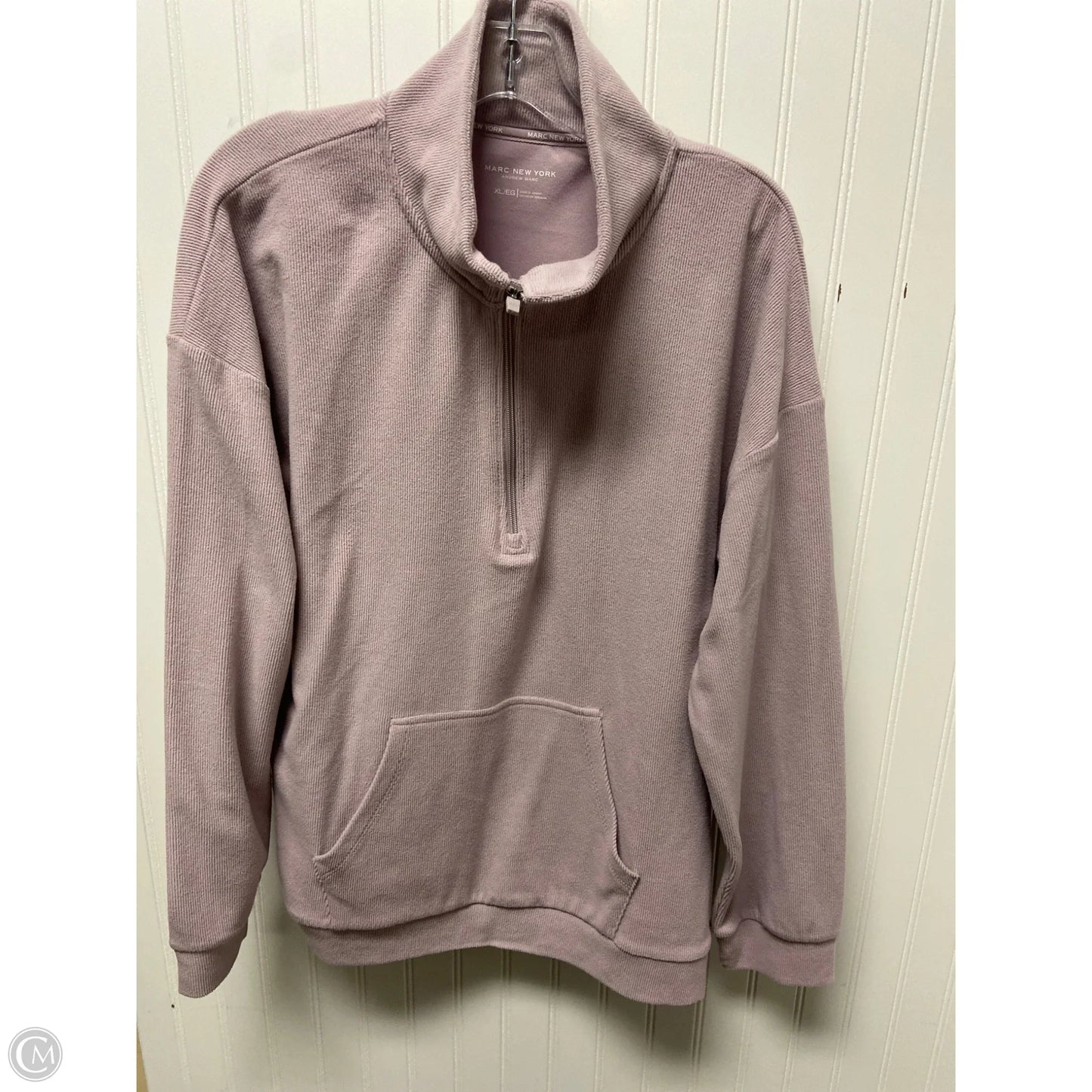 Athletic Jacket By Marc New York In Purple, Size: Xl