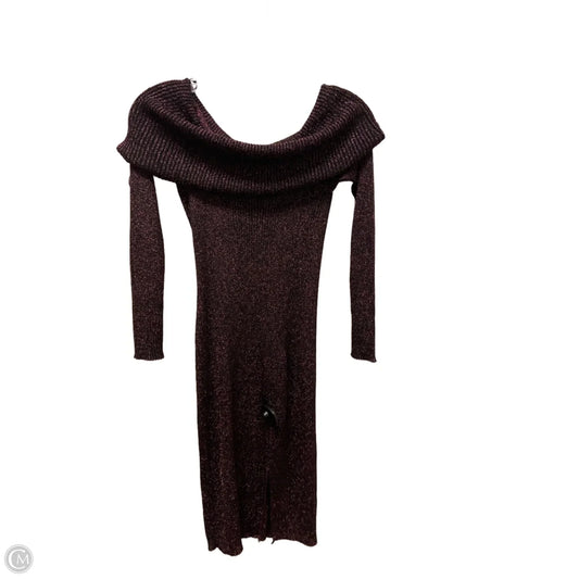 Dress Party Midi By Bcbgmaxazria In Black & Pink, Size: S