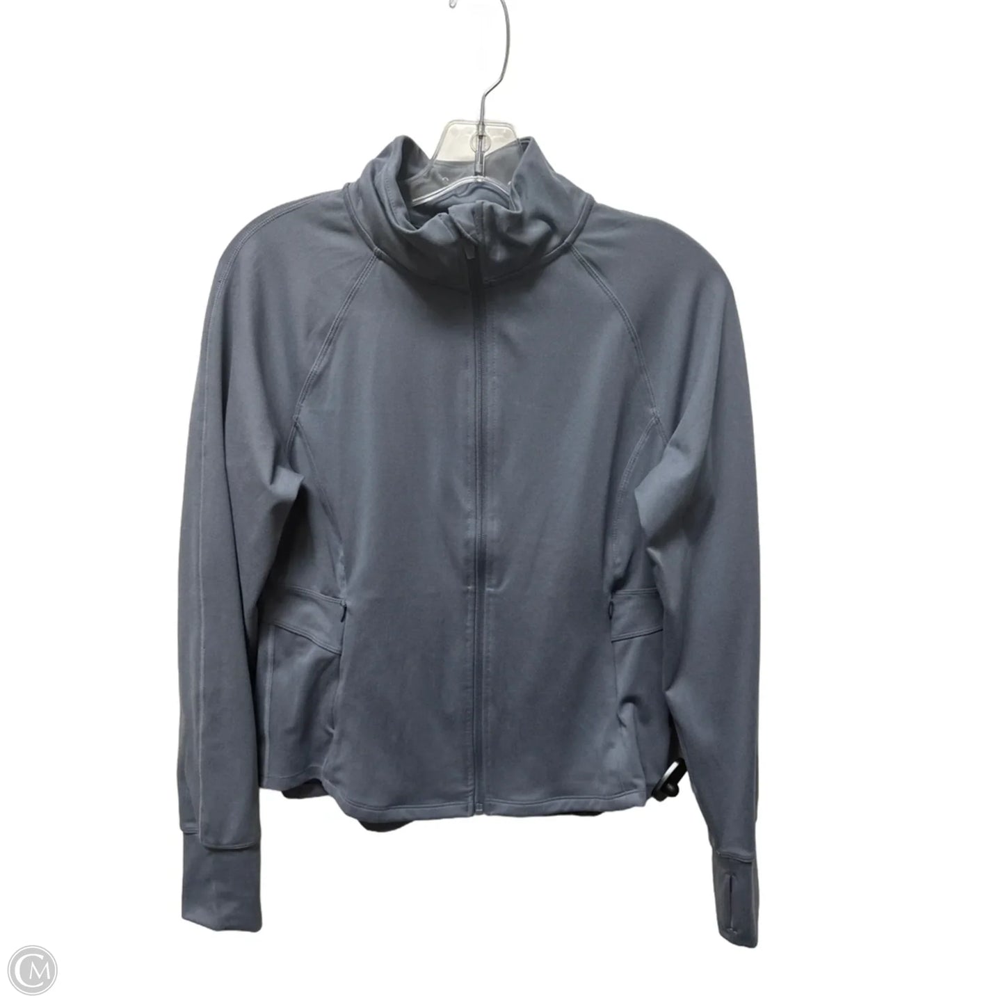 Athletic Jacket By Jockey In Blue, Size: M