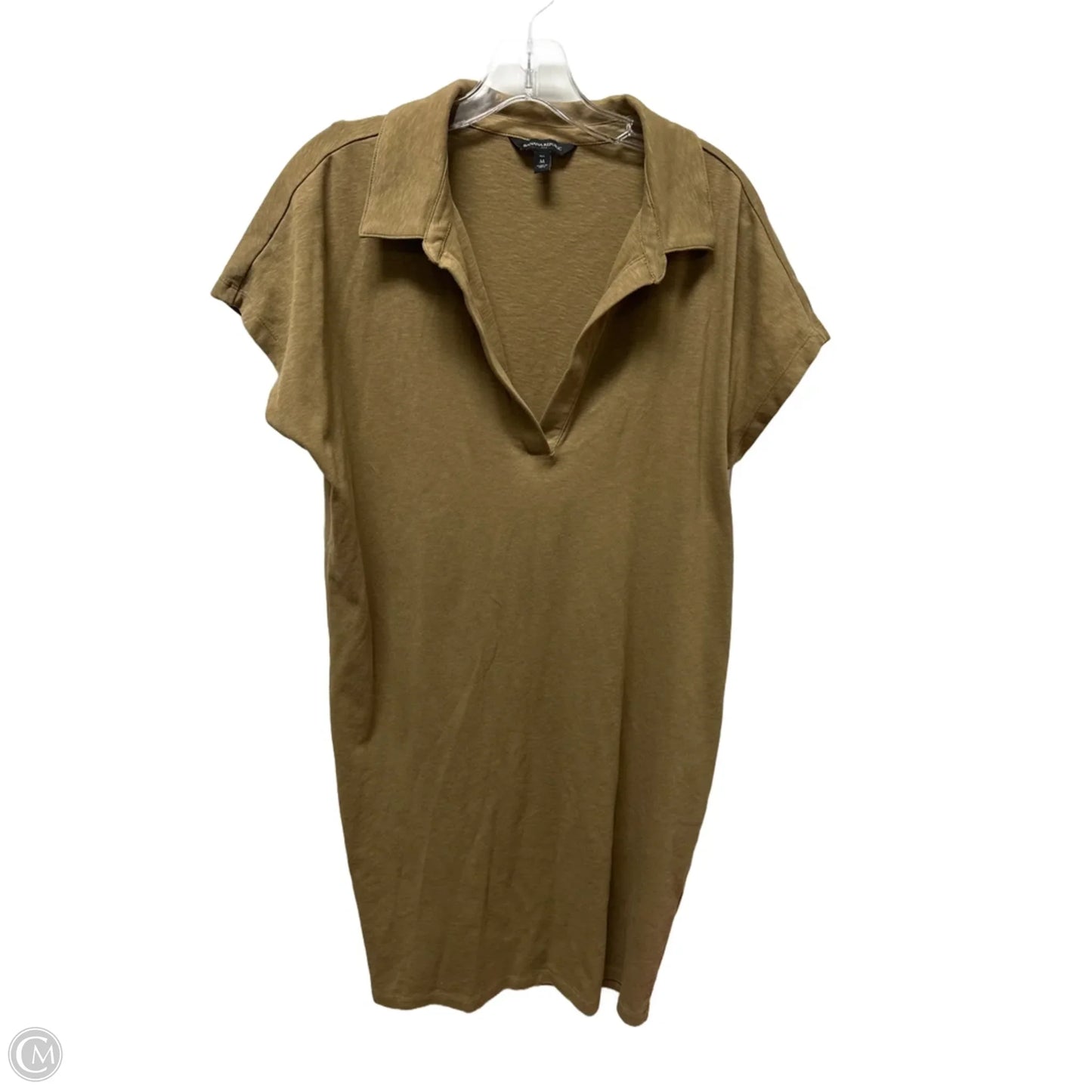 Dress Casual Midi By Banana Republic In Tan, Size: M
