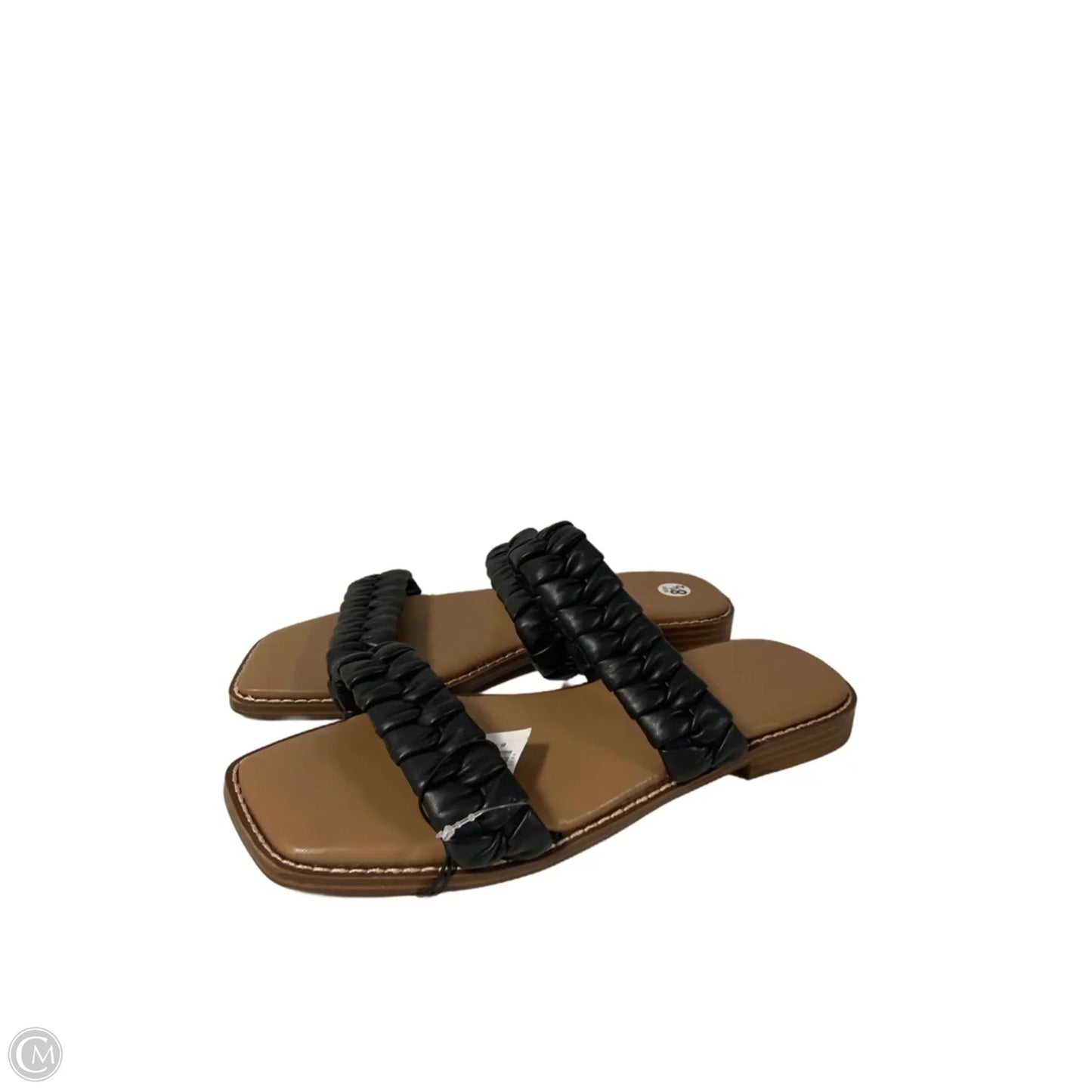 Sandals Flats By Torrid In Black & Brown, Size: 8.5