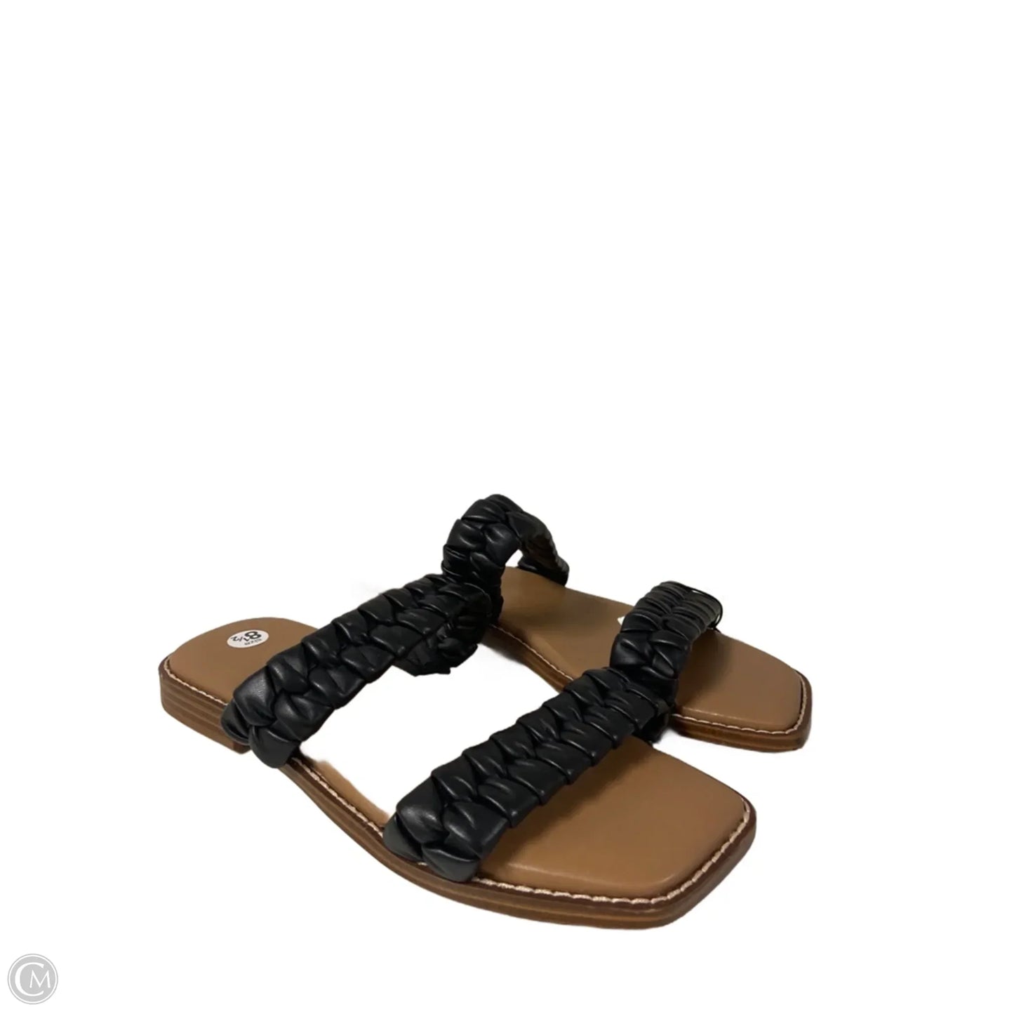 Sandals Flats By Torrid In Black & Brown, Size: 8.5