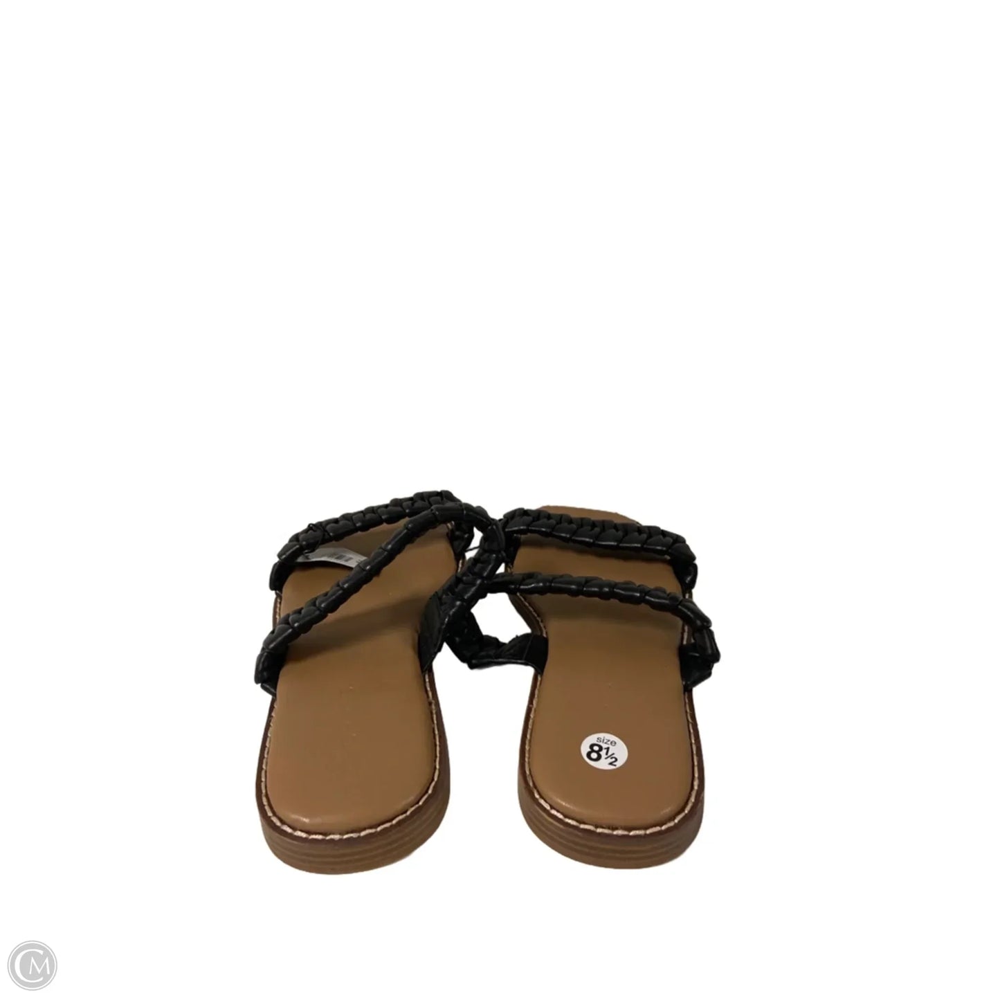 Sandals Flats By Torrid In Black & Brown, Size: 8.5