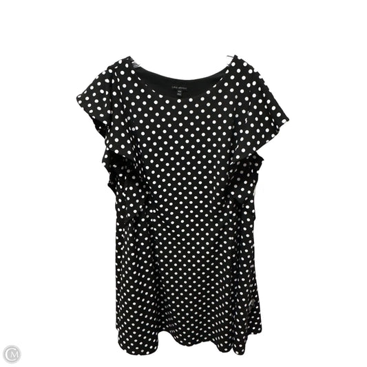 Dress Casual Midi By Lane Bryant In Polkadot Pattern, Size: 1x