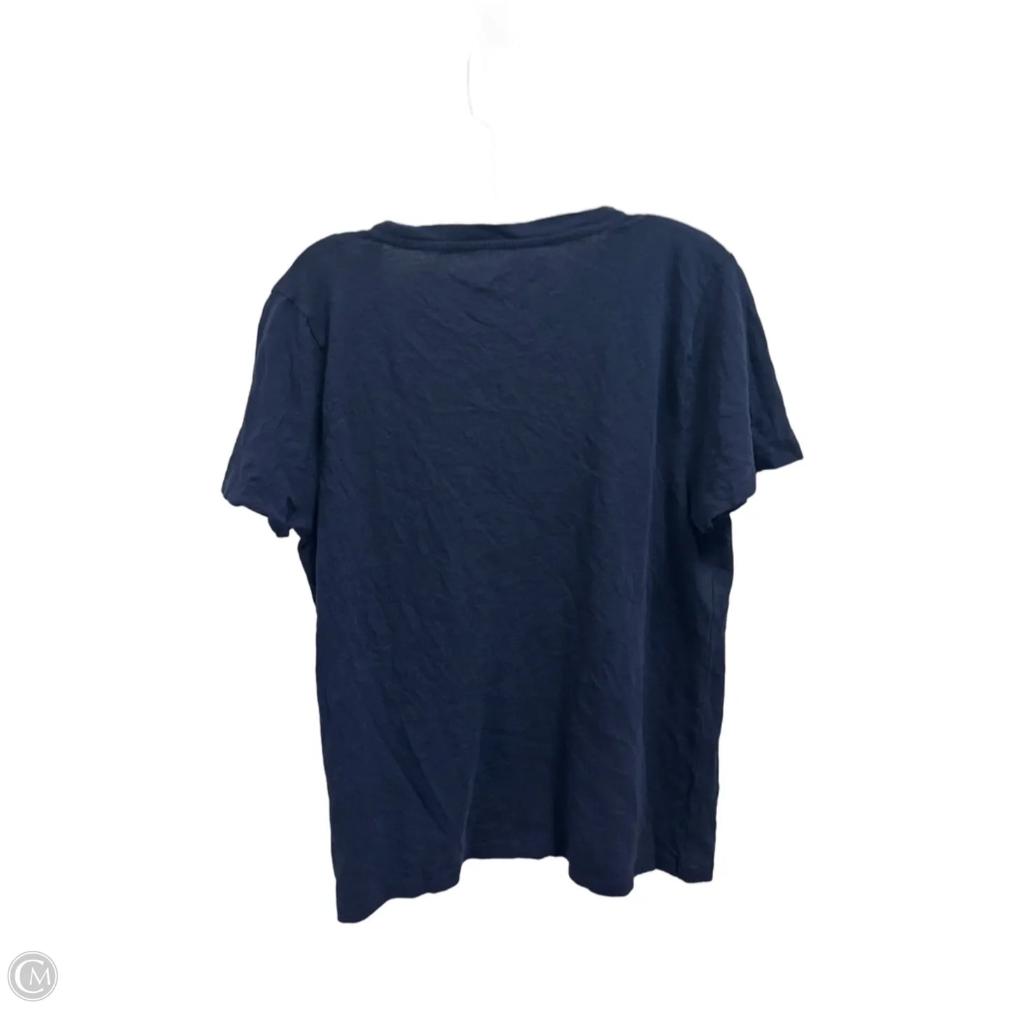 Top Short Sleeve By J. Crew In Navy, Size: L