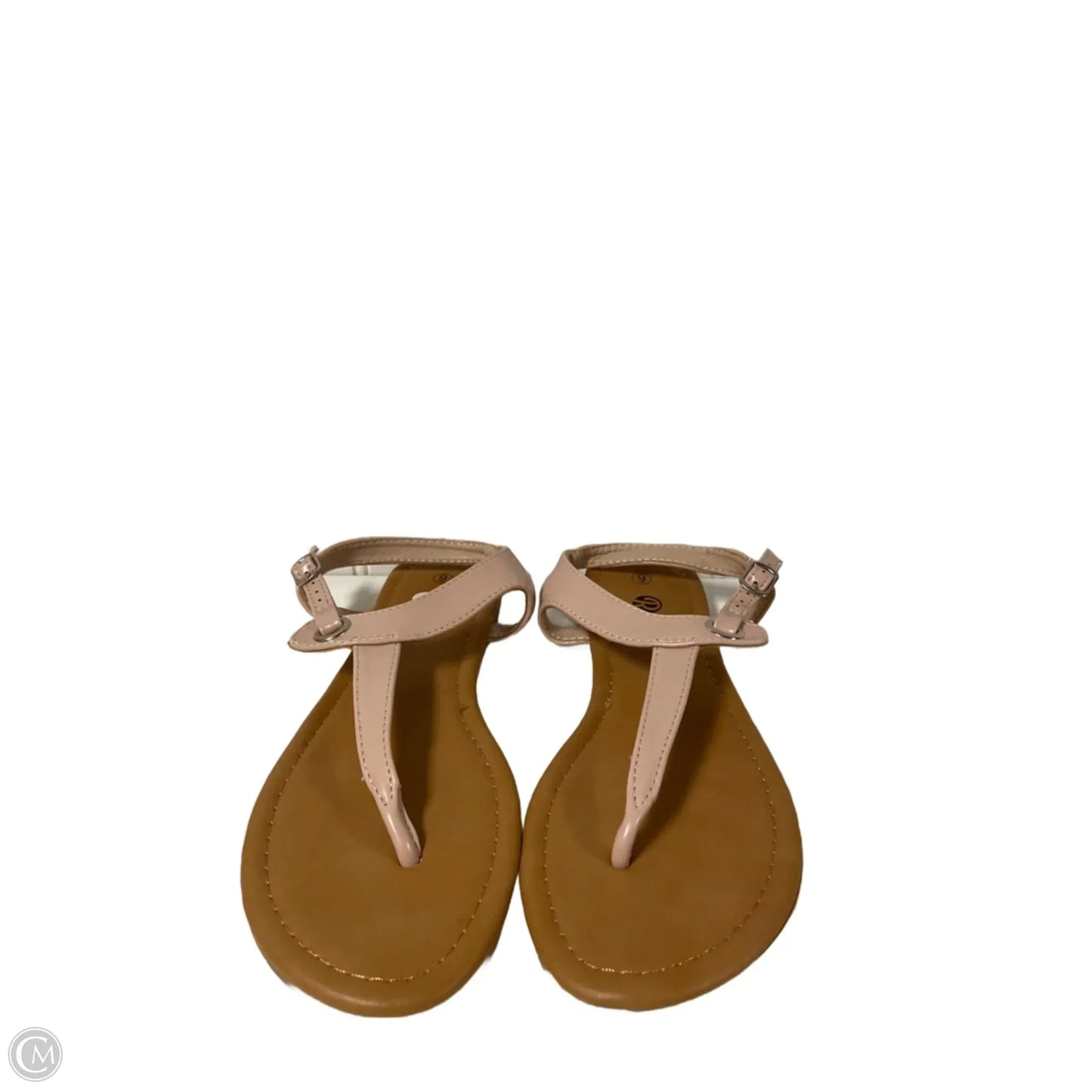 Sandals Flats By Clothes Mentor In Pink, Size: 9