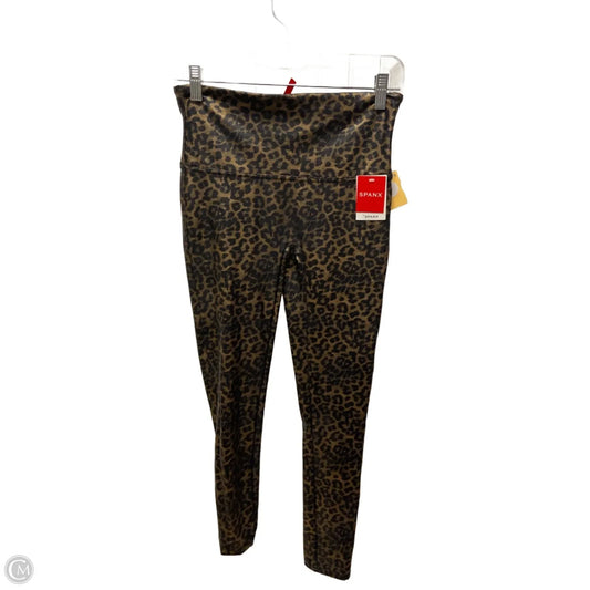 Pants Leggings By Spanx In Animal Print, Size: L
