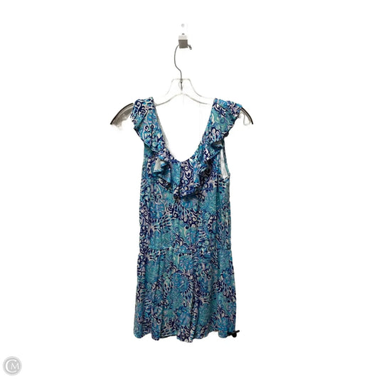 Romper Designer By Lilly Pulitzer In Blue, Size: Xs