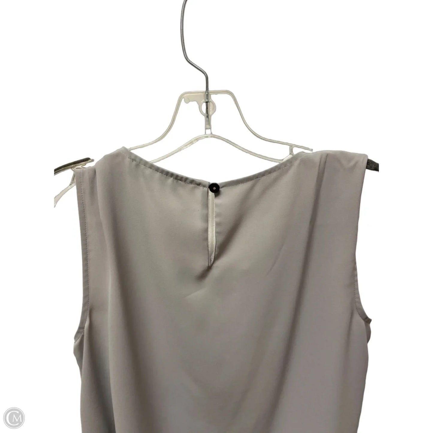 Top Sleeveless By Nine West In Grey, Size: S