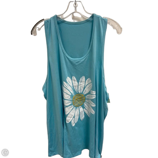 Top Sleeveless By Clothes Mentor In Blue, Size: 4x