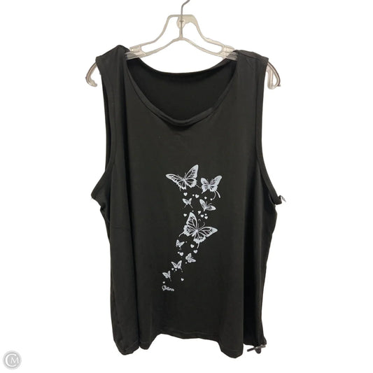 Top Sleeveless By Clothes Mentor In Black, Size: 4x