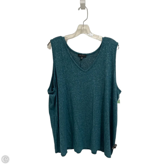Top Sleeveless By Lane Bryant In Blue, Size: 3x