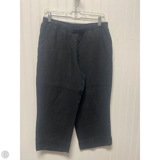 Pants Linen By J. Jill In Black, Size: 4