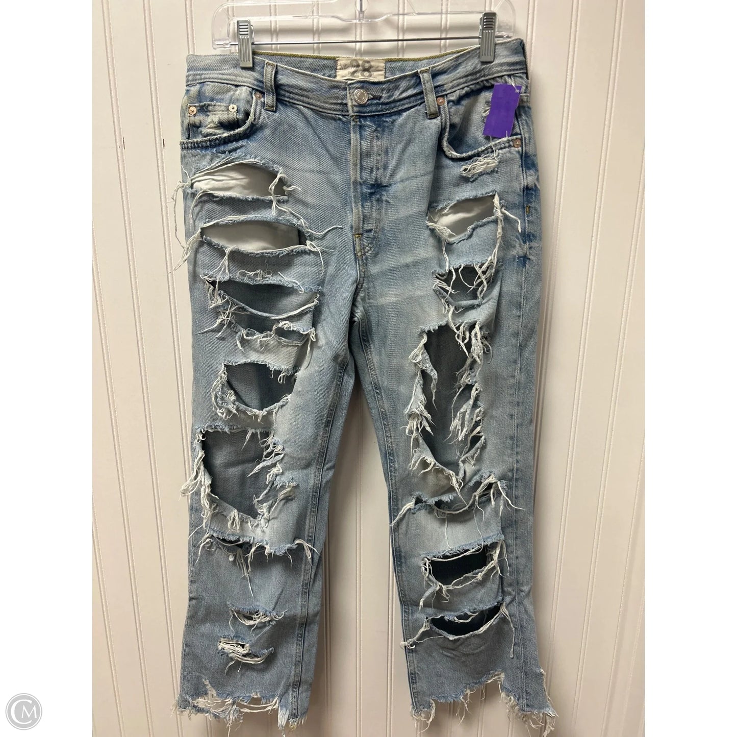 Jeans Straight By We The Free In Blue Denim, Size: 6
