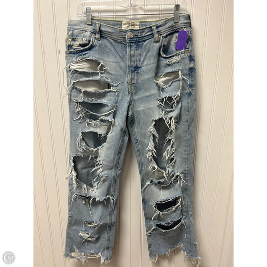 Jeans Straight By We The Free In Blue Denim, Size: 6