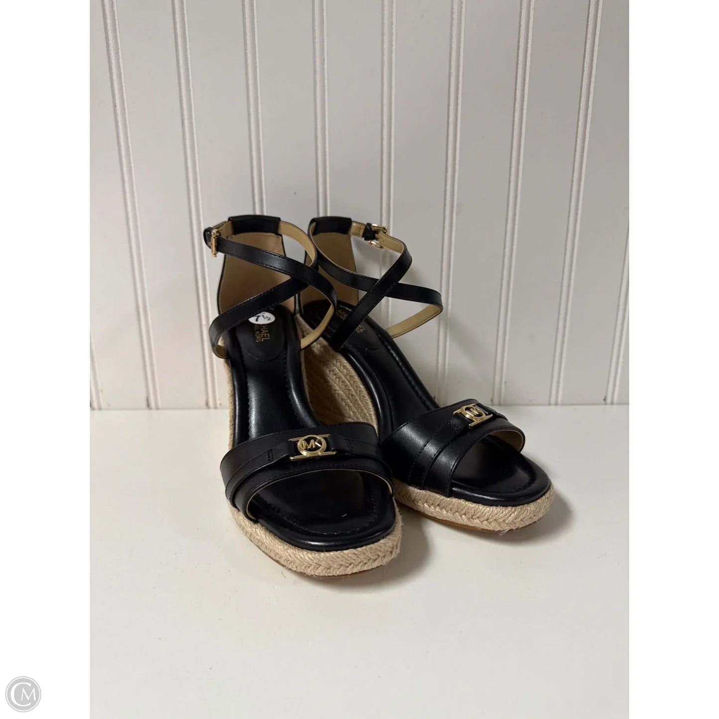 Shoes Heels Wedge By Michael By Michael Kors In Black, Size: 7.5