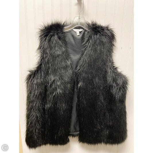 Vest Fleece By Time And Tru In Black, Size: Xl
