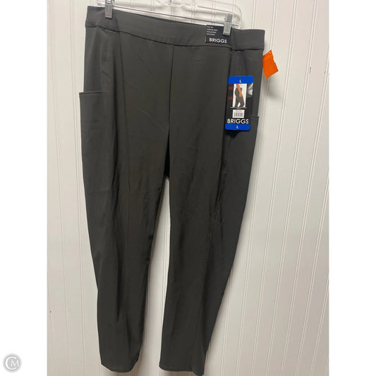 Pants Dress By Briggs In Green, Size: 12
