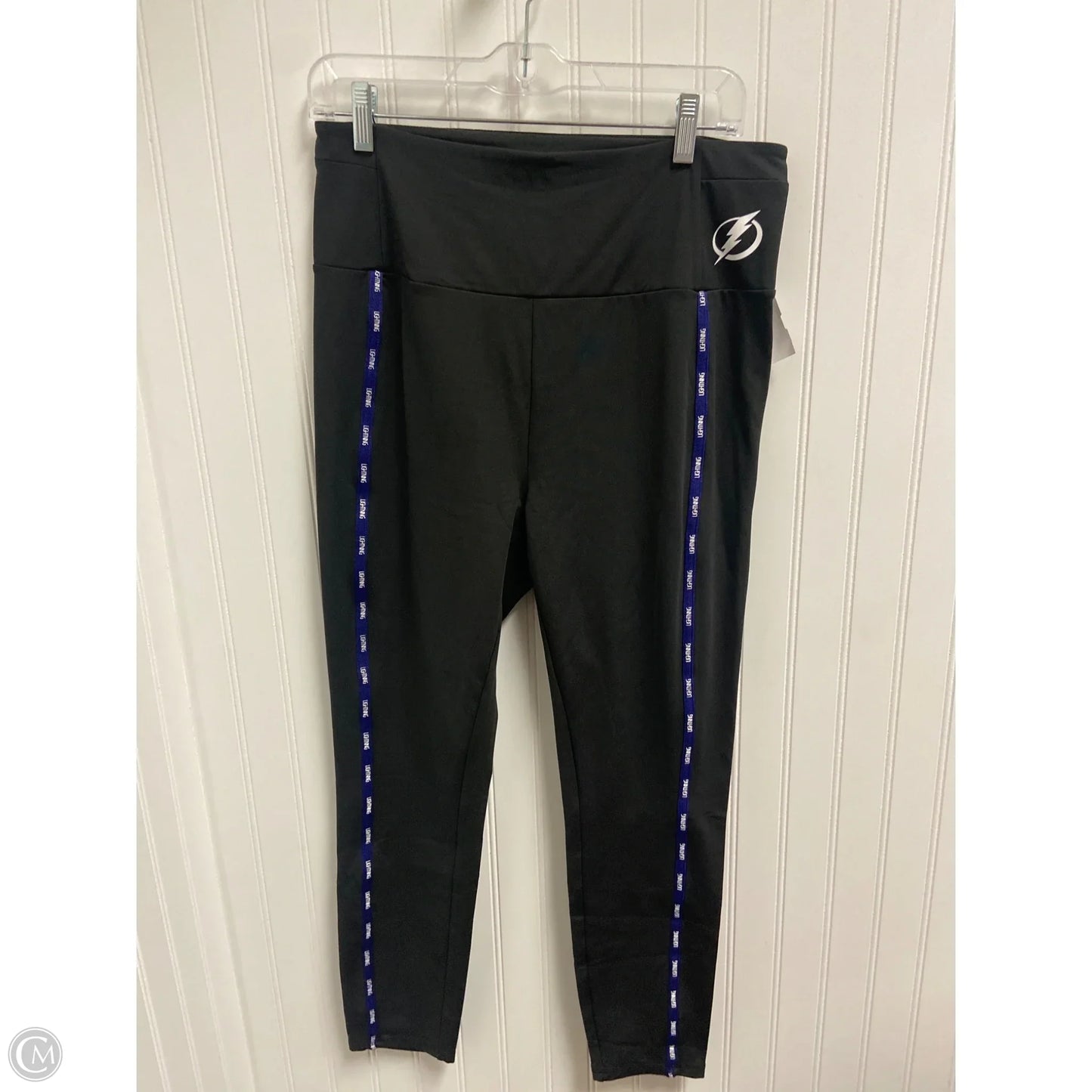 Athletic Leggings Capris By Clothes Mentor In Black & Blue, Size: Xl
