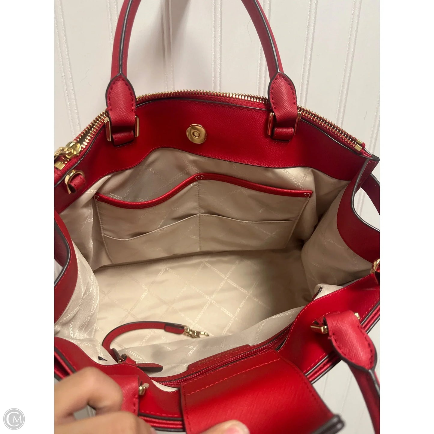 Handbag Designer By Michael Kors, Size: Large