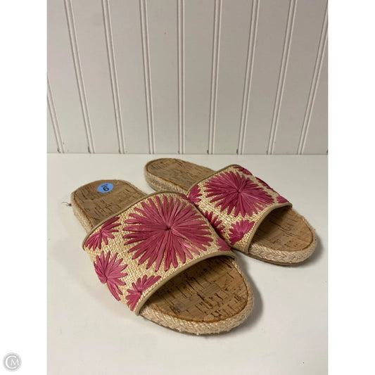 Sandals Flats By Jack Rogers In Beige, Size: 6