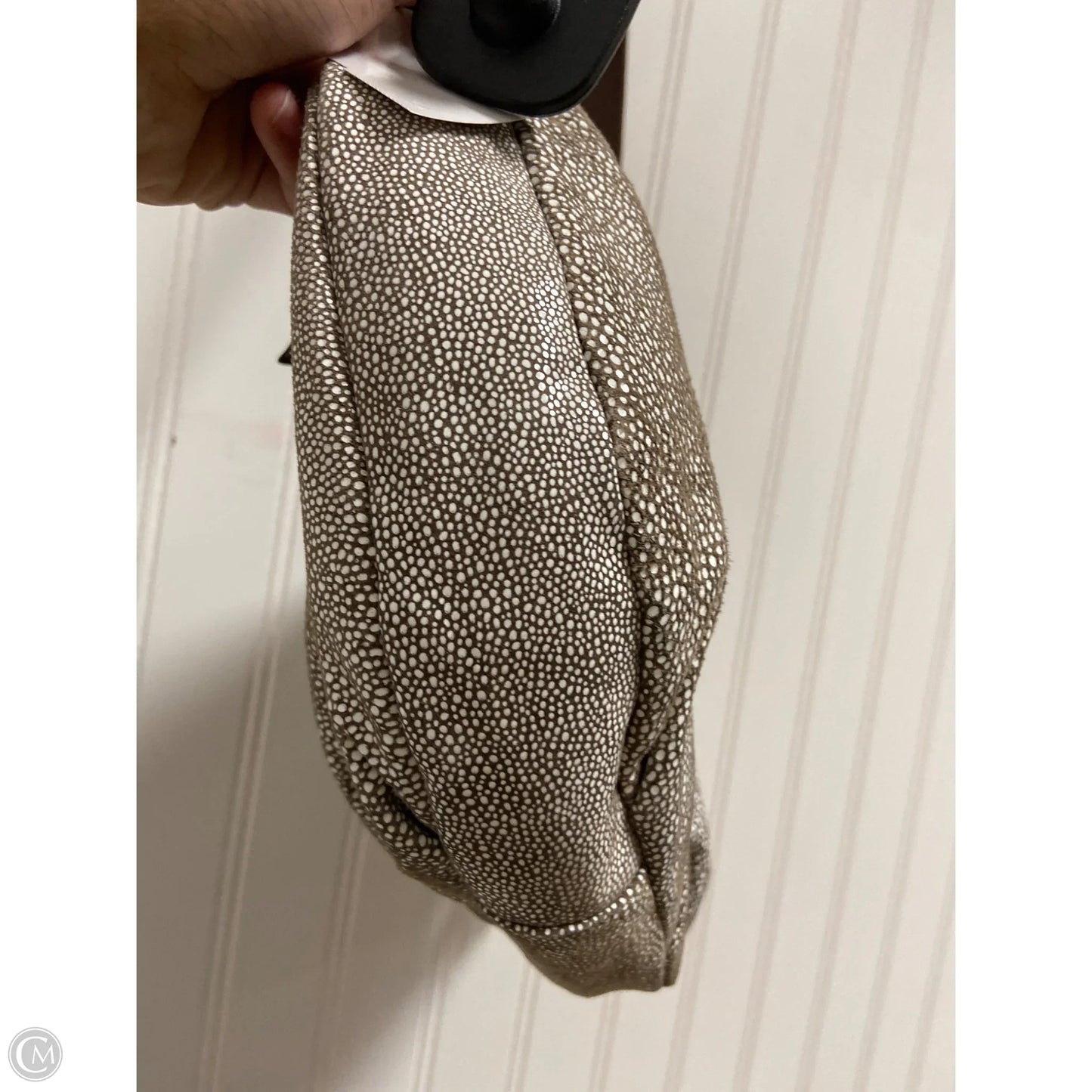 Handbag Leather By Hobo Intl, Size: Medium