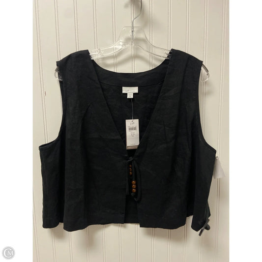 Top Sleeveless By J. Jill In Black, Size: Xlp