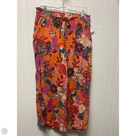 Pants Lounge By Loft In Floral Print, Size: 8