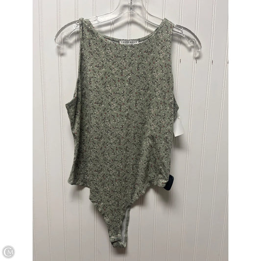 Bodysuit By Haute Monde In Green, Size: L