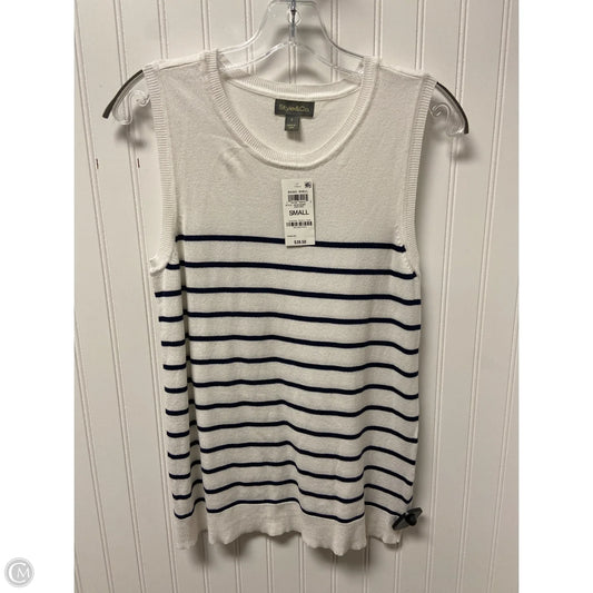 Top Sleeveless By Style And Company In Striped Pattern, Size: S