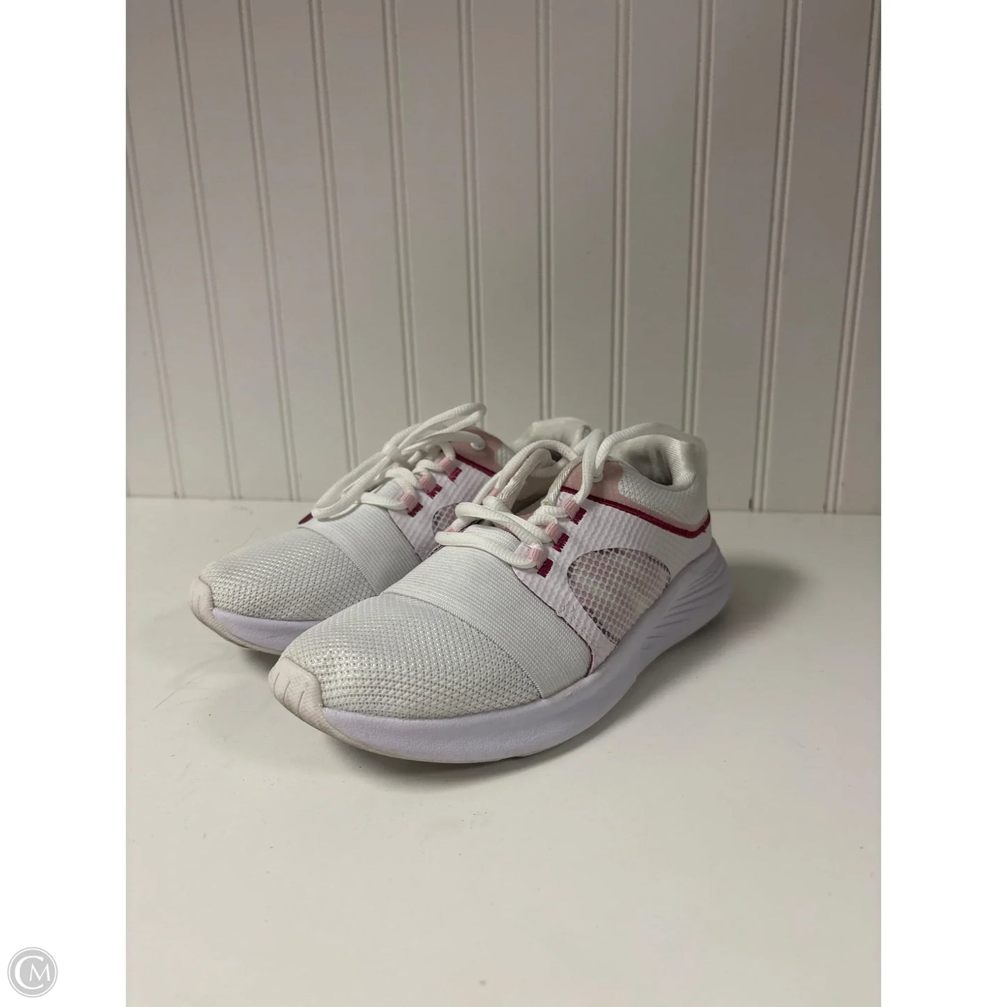 Shoes Athletic By Under Armour In Pink & White, Size: 6