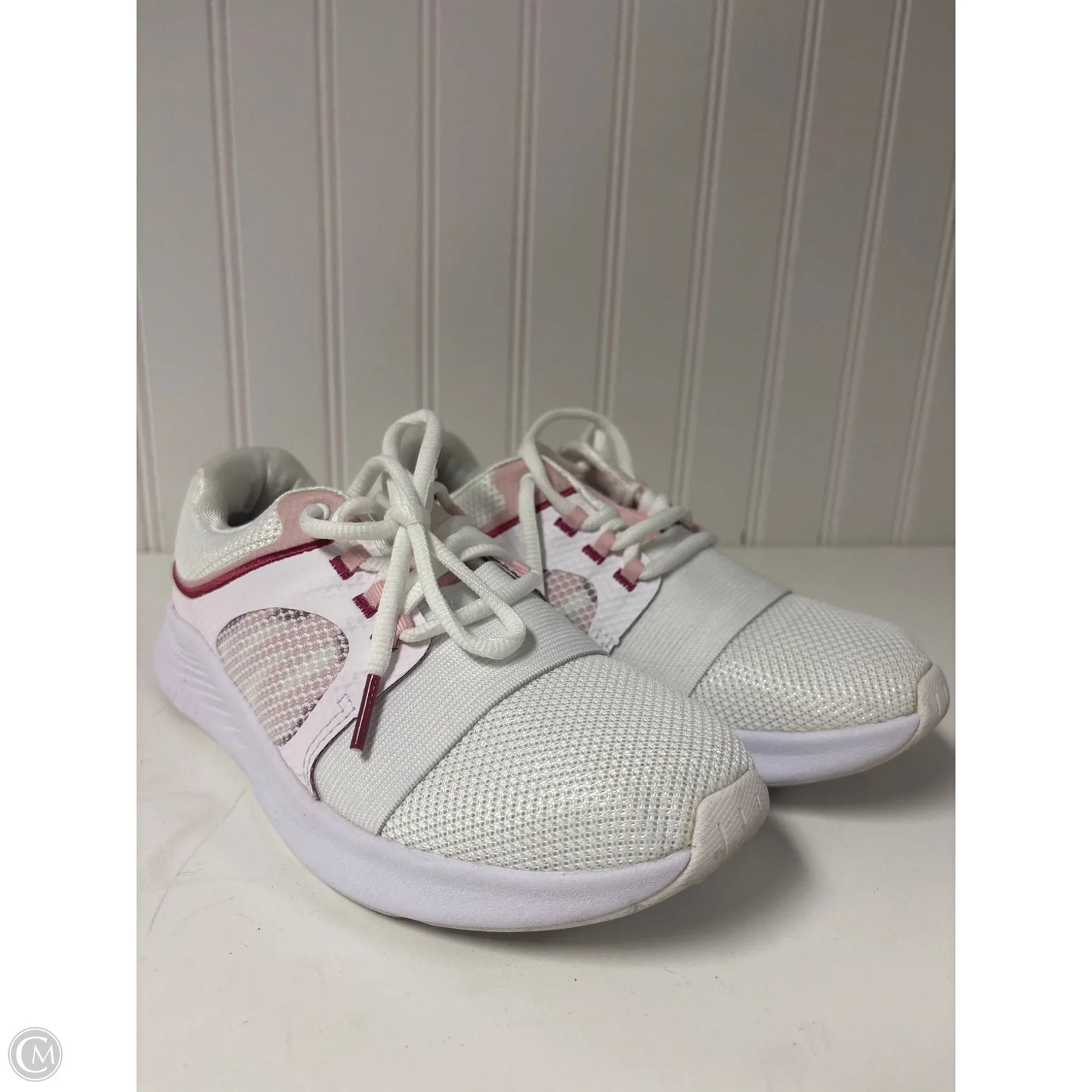 Shoes Athletic By Under Armour In Pink & White, Size: 6