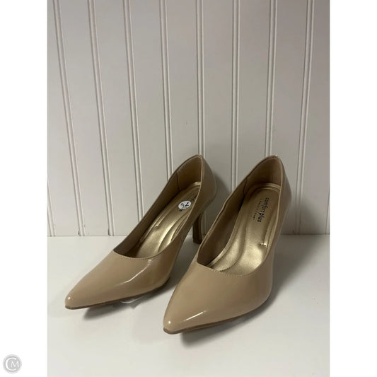 Shoes Heels Stiletto By Comfort Plus In Beige, Size: 7.5
