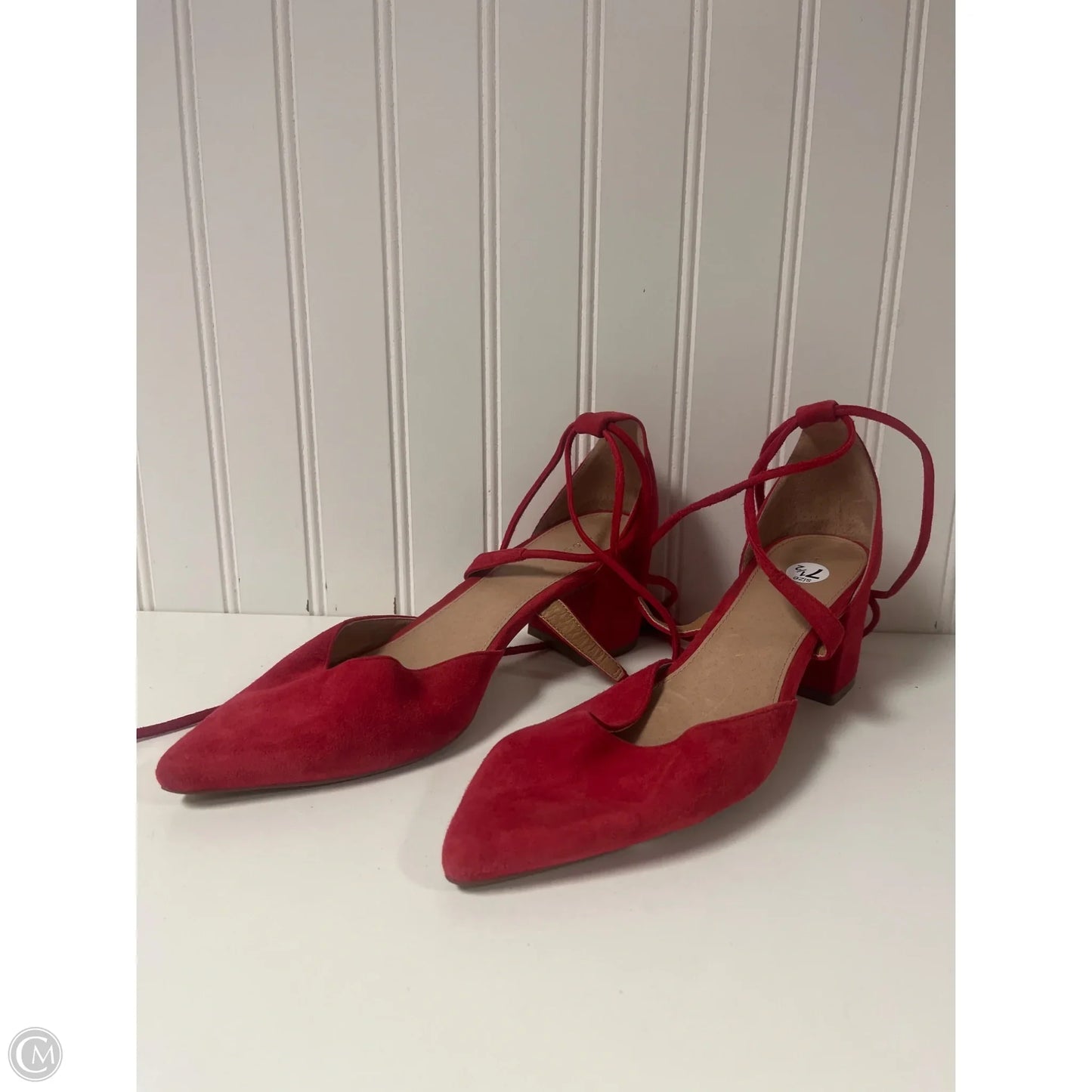 Shoes Heels Block By Halogen In Red, Size: 7.5