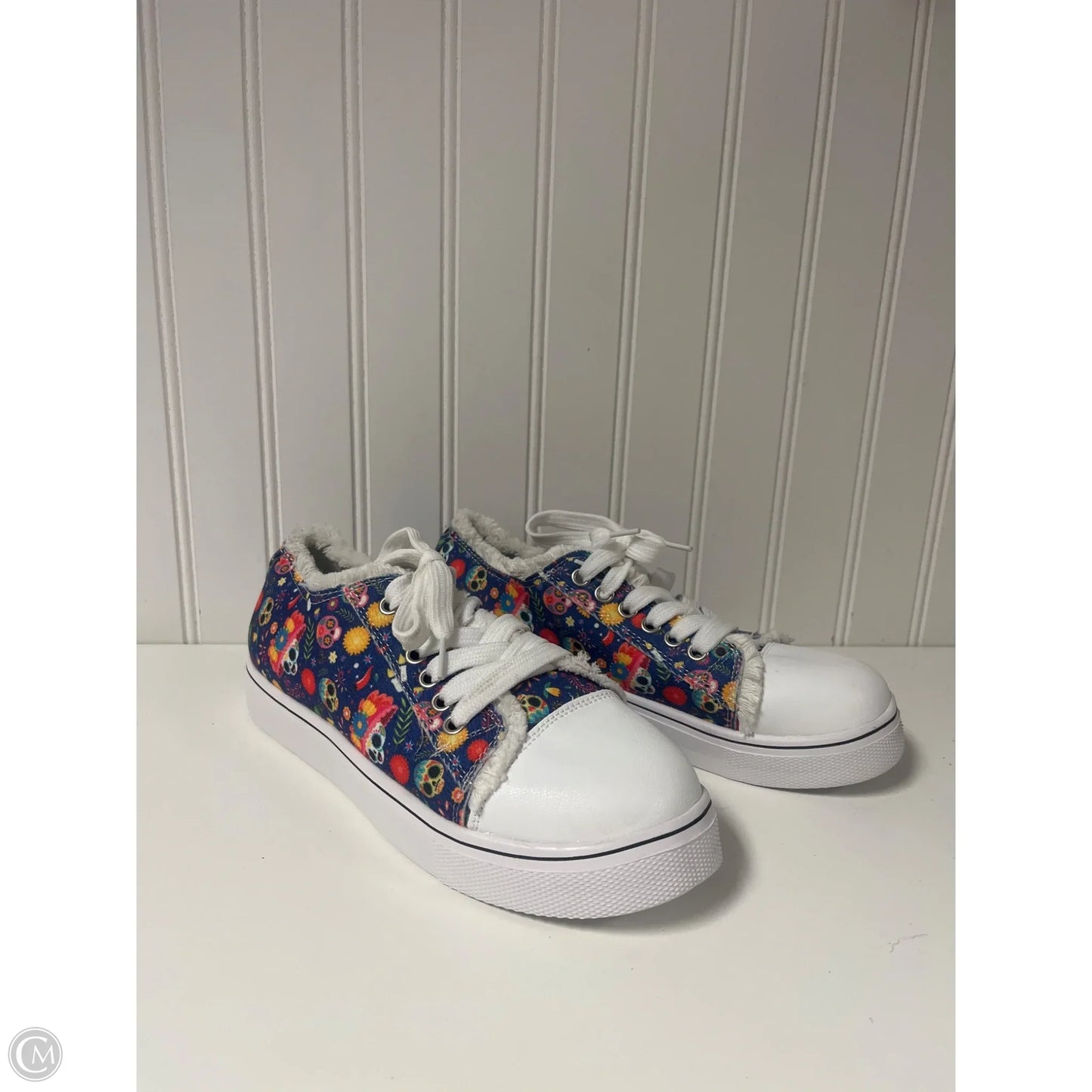 Shoes Sneakers By Clothes Mentor In Multi-colored, Size: 8.5