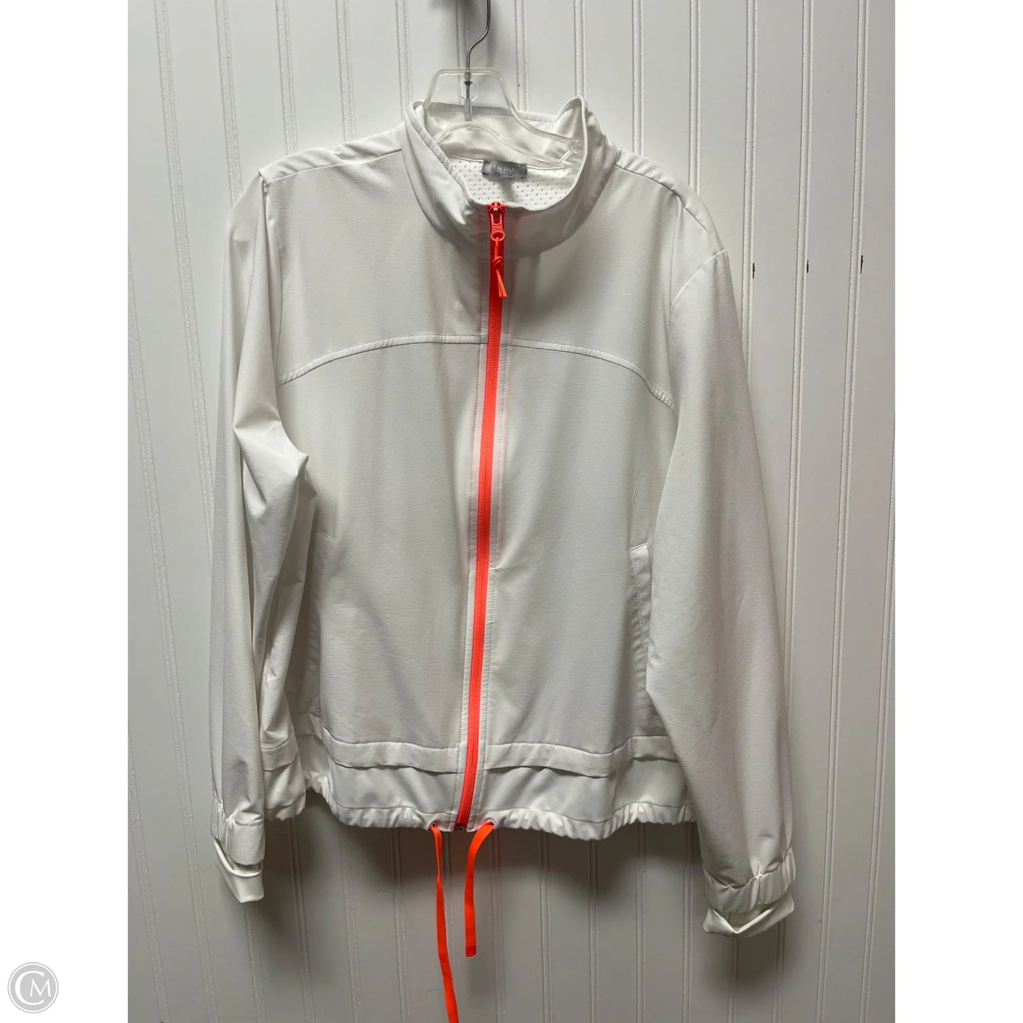 Athletic Jacket By Talbots In White, Size: Xlp