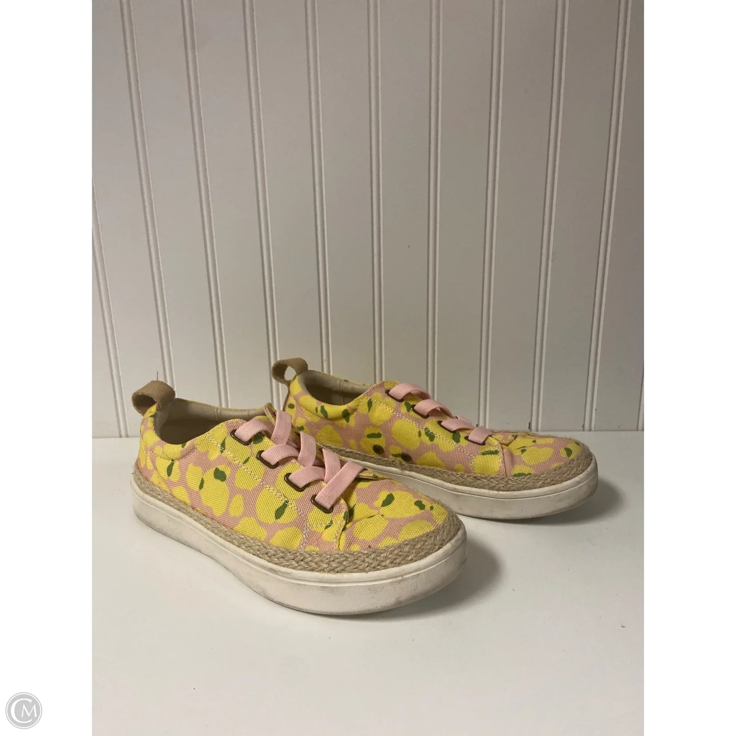 Shoes Sneakers By Cmc In Pink & Yellow, Size: 7