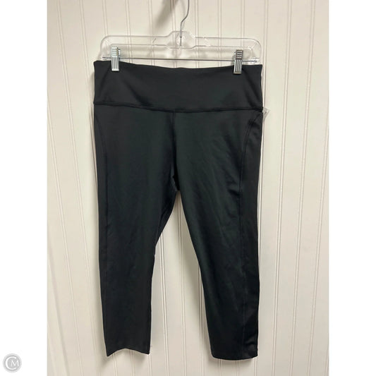 Athletic Leggings Capris By Nike In Black, Size: L