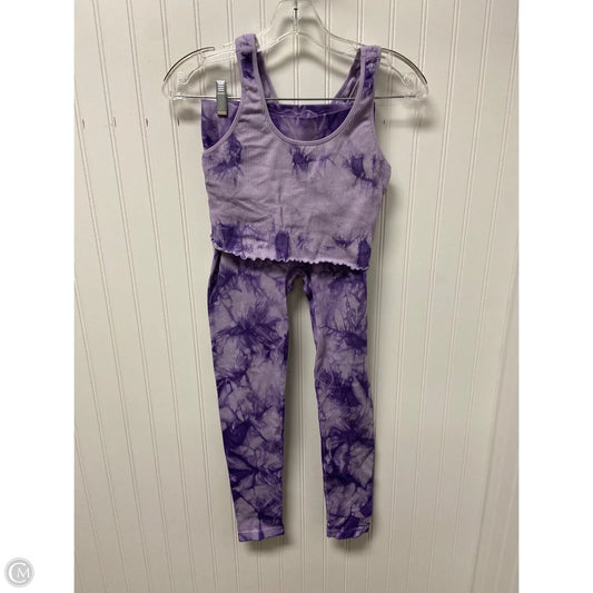 Athletic Pants 2pc By Spiritual Gangster In Tie Dye Print, Size: M