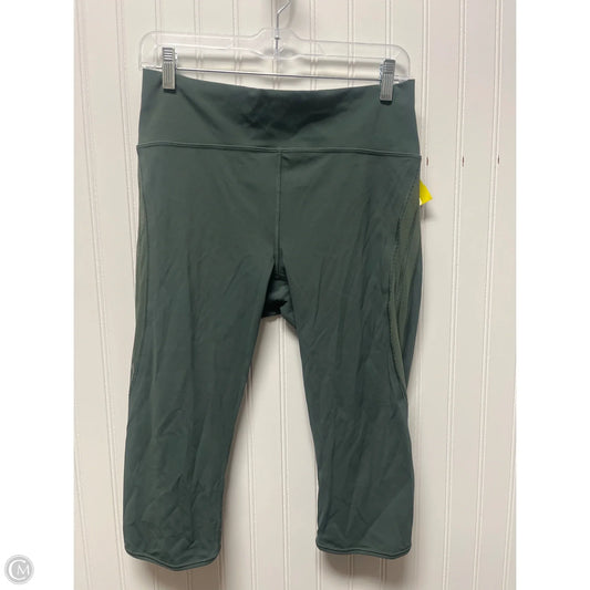 Athletic Leggings Capris By Lululemon In Green, Size: M