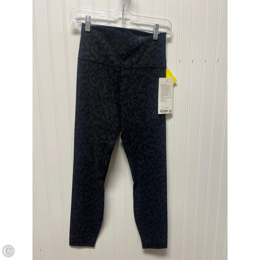 Athletic Leggings Capris By Lululemon In Animal Print, Size: S