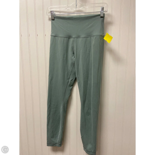 Athletic Leggings By Lululemon In Teal, Size: S