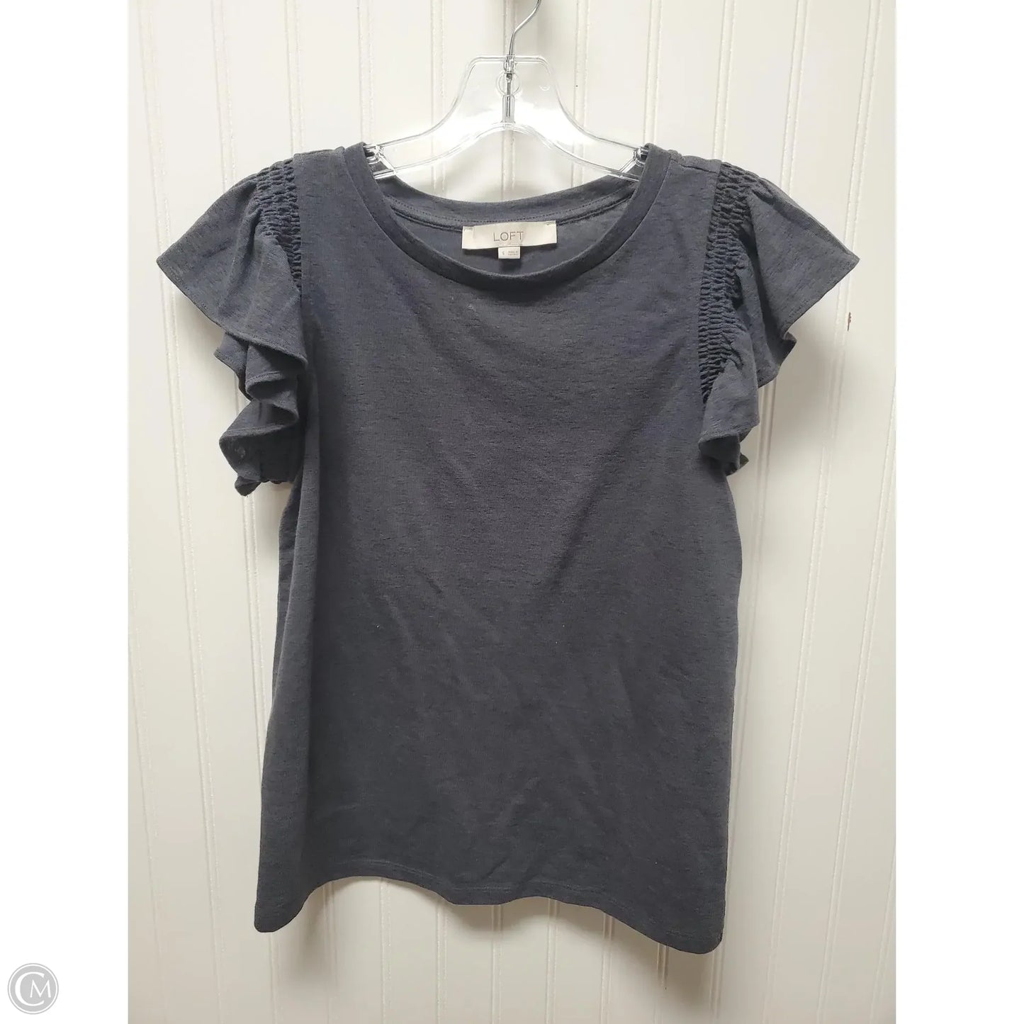 Top Sleeveless Basic By Loft In Grey, Size: S
