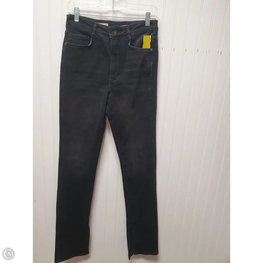 Jeans Straight By Pilcro In Black Denim, Size: 6