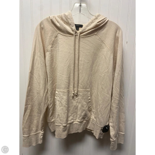 Sweatshirt Hoodie By J. Crew In Cream, Size: L