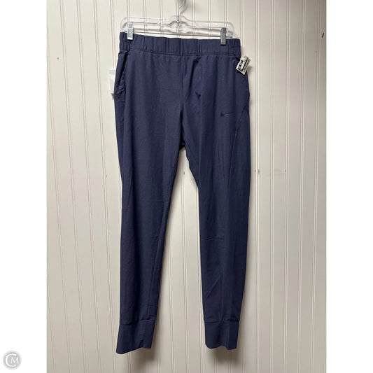 Athletic Pants By Nike In Blue & Brown, Size: M