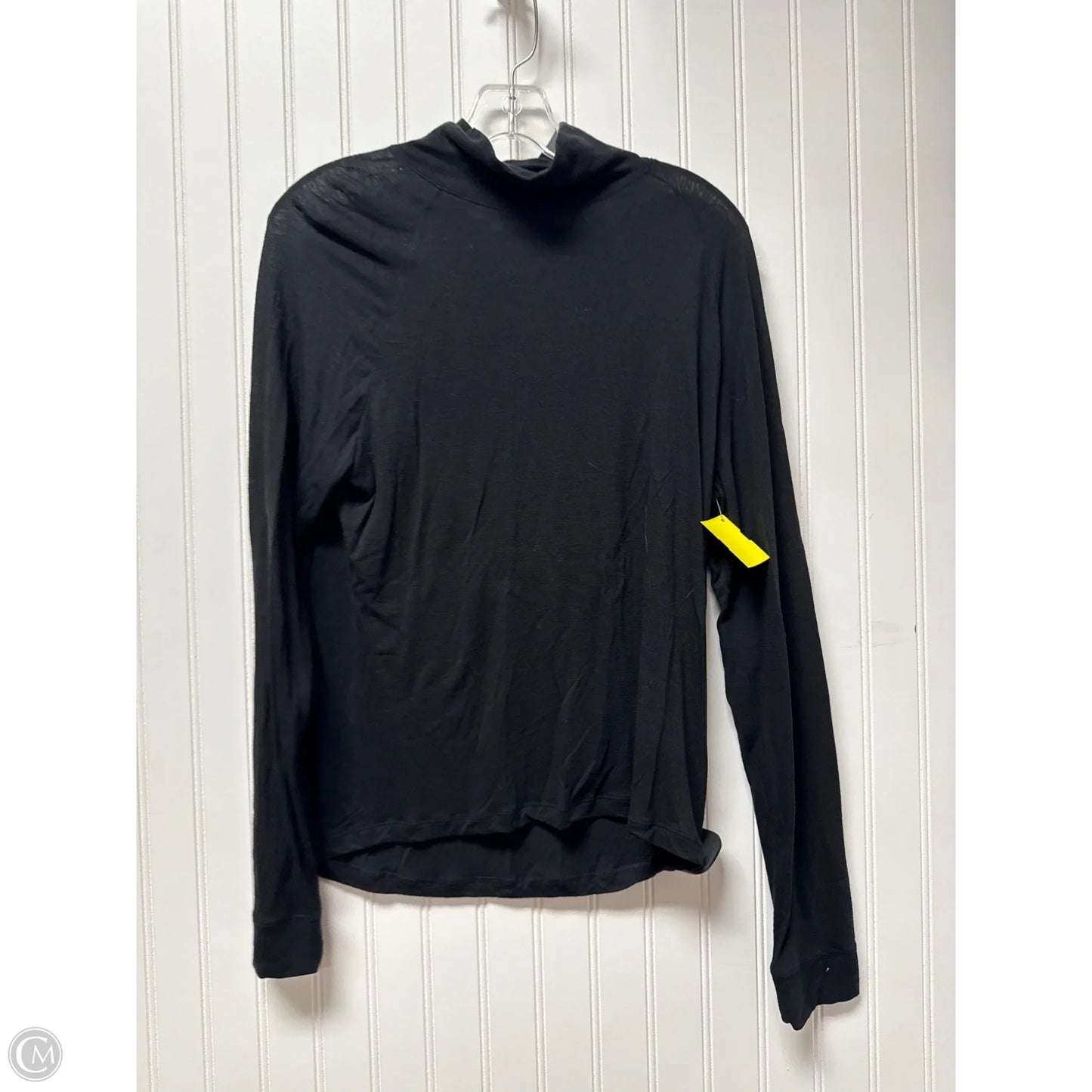 Top Long Sleeve Basic By Vince In Black, Size: S