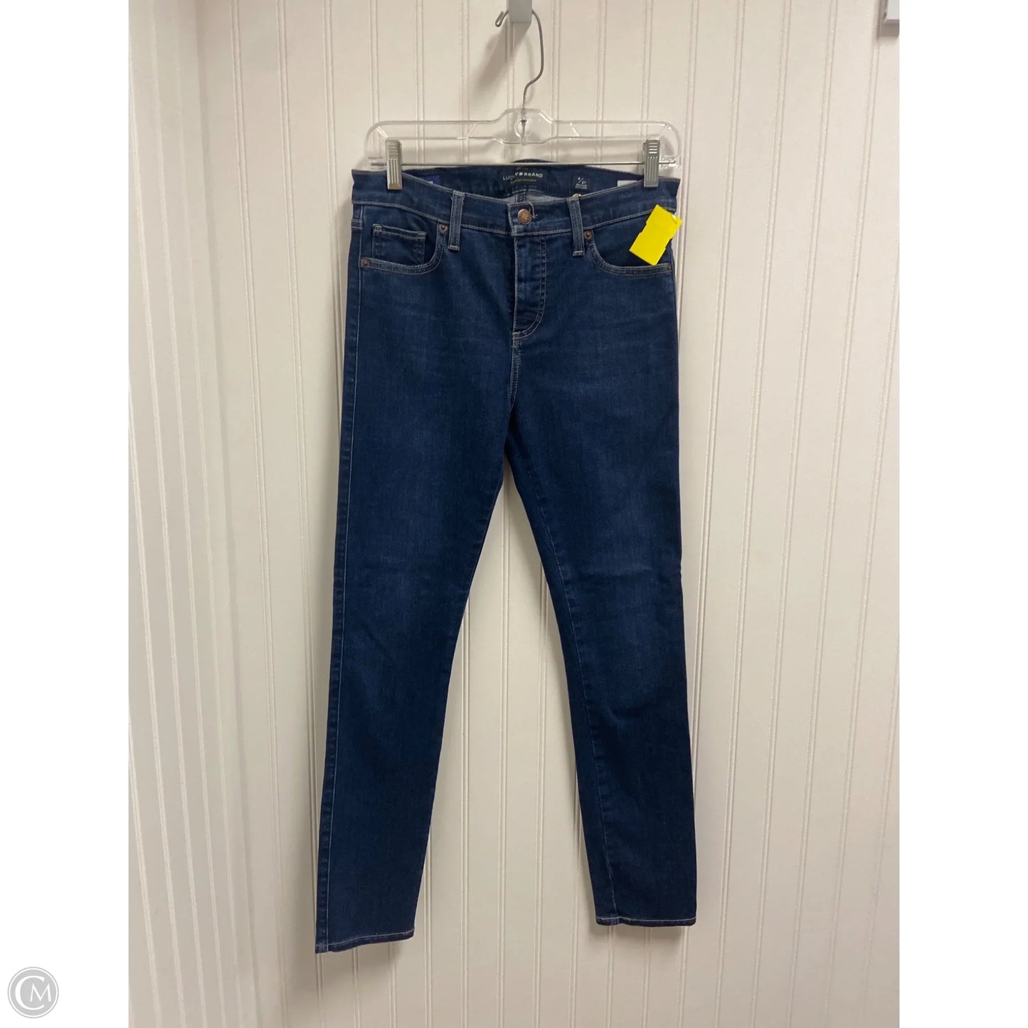 Jeans Skinny By Lucky Brand In Blue Denim, Size: 4